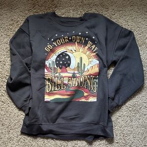 Billabong Black Desert Graphic Sweatshirt Go Your Own Way